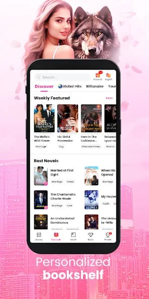 GoodNovel mobile app screenshot