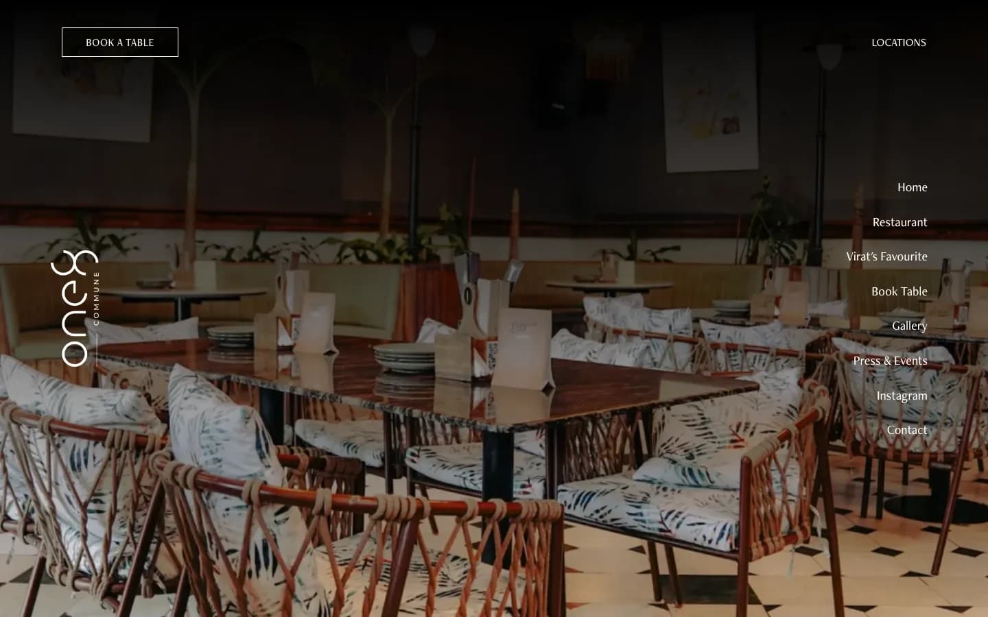 One8 Commune website screenshot